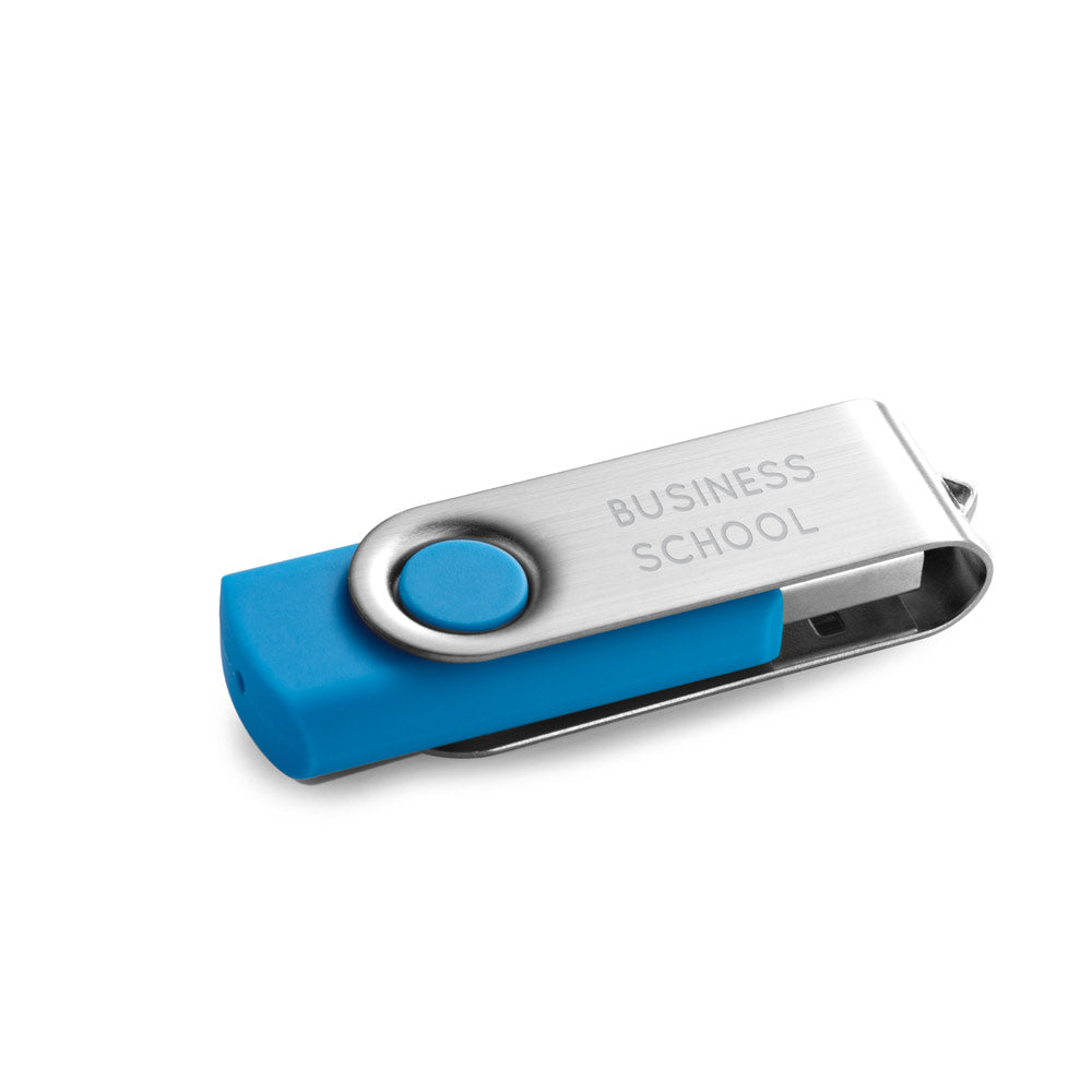 CLAUDIUS 16GB. Pen Drive USB de 16 GB com clipe em metal