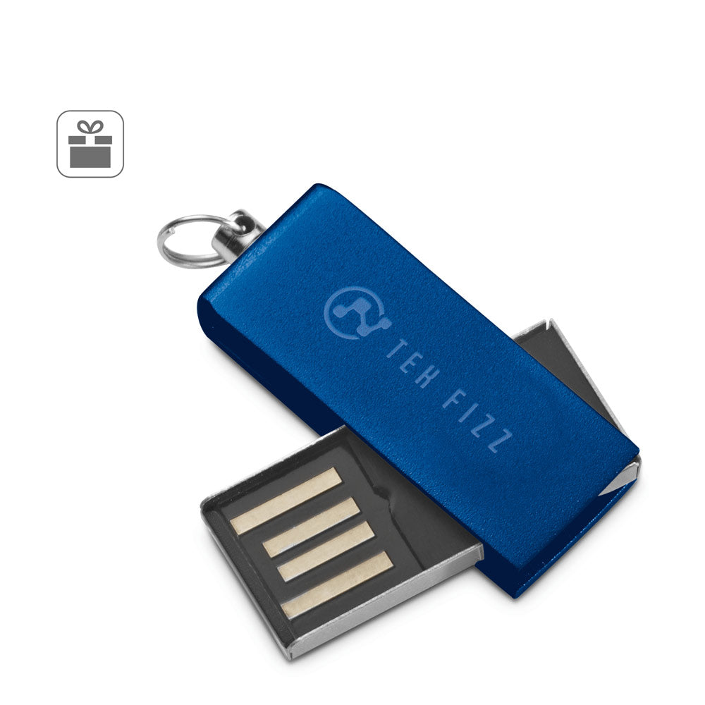 SIMON 8GB. Pen Drive UDP mini com 8GB em alumínio
