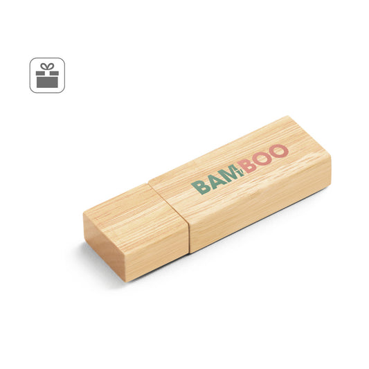 VENTER 8GB. Pen Drive USB com 8GB em bambu
