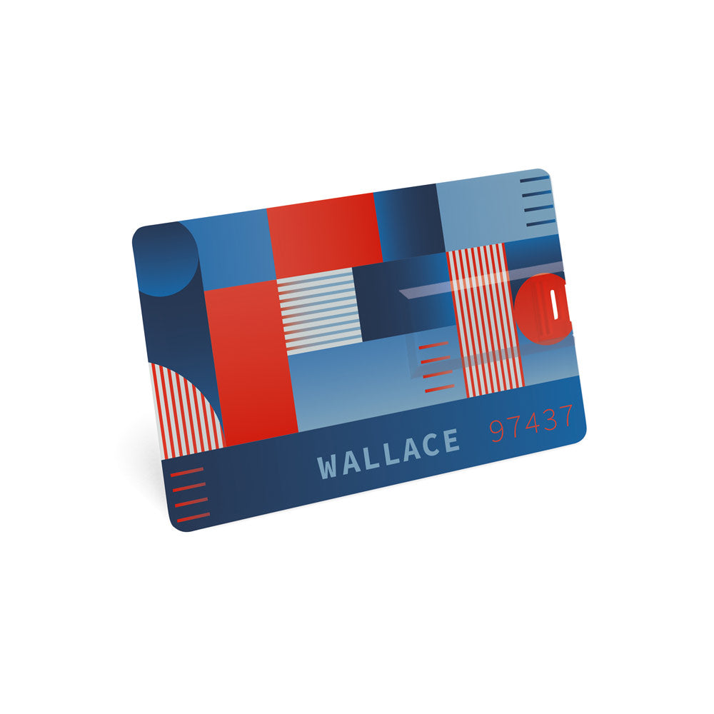 WALLACE 8GB. Pen Drive UDP com 8GB em ABS