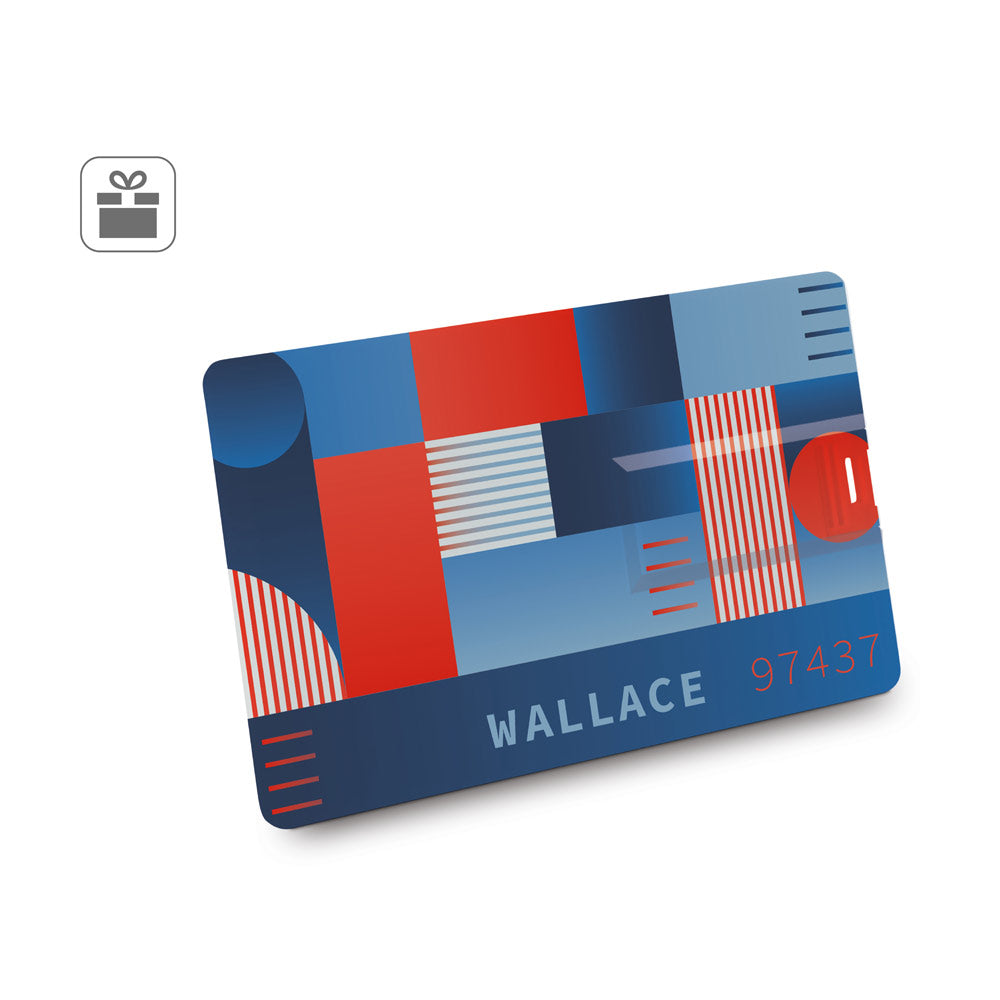 WALLACE 8GB. Pen Drive UDP com 8GB em ABS