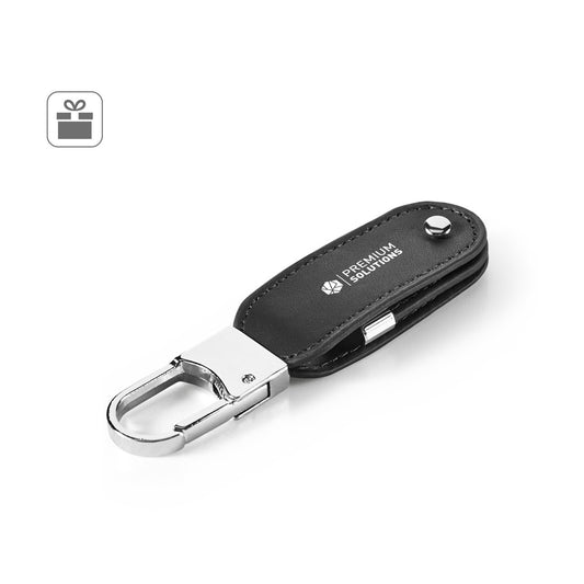 BRAGG 8GB. Memória USB com 8GB em PU e com mosquetão