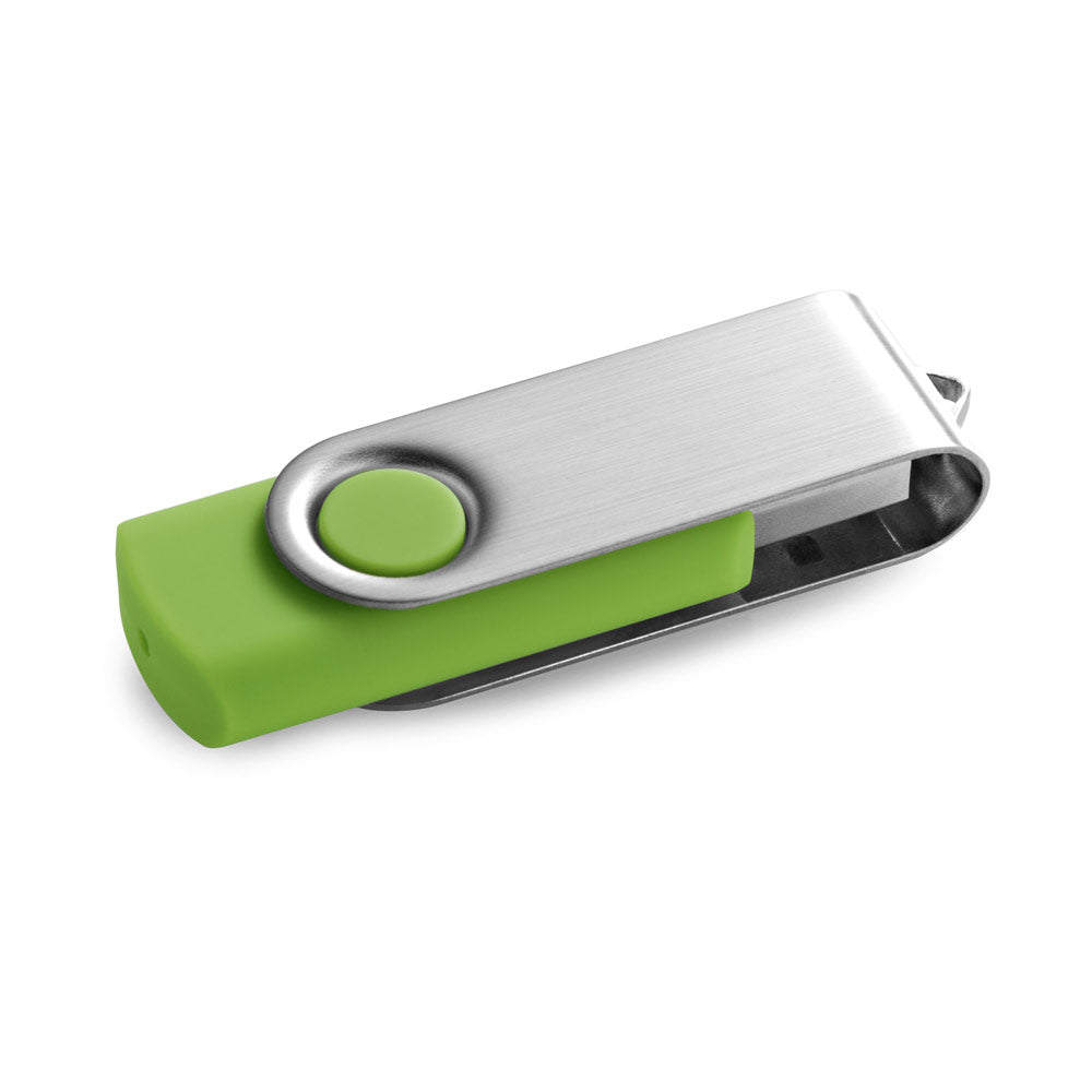 CLAUDIUS 4GB. Pen Drive USB de 4 GB com clipe em metal