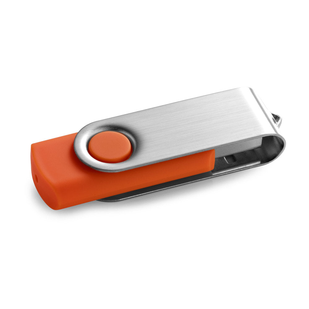 CLAUDIUS 8GB. Pen Drive USB de 8 GB com clipe em metal