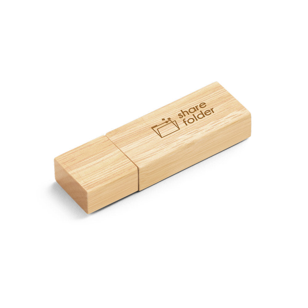VENTER 16GB. Pen Drive USB com 16GB em bambu