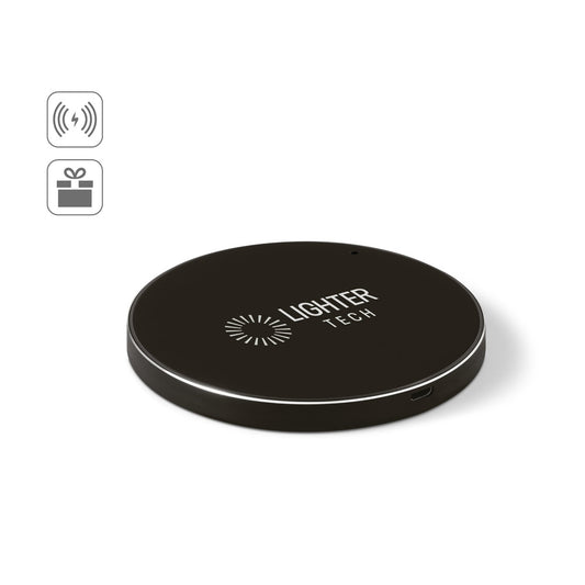 JOULE. Carregador wireless rápido 10W em ABS reciclado (100% rABS) e alumínio reciclado (100% rAL)