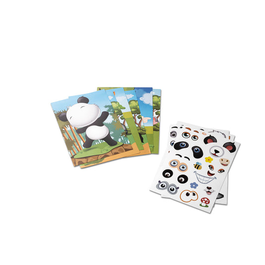 MADAGASCAR. Jogo de autocolantes composto por seis folhas