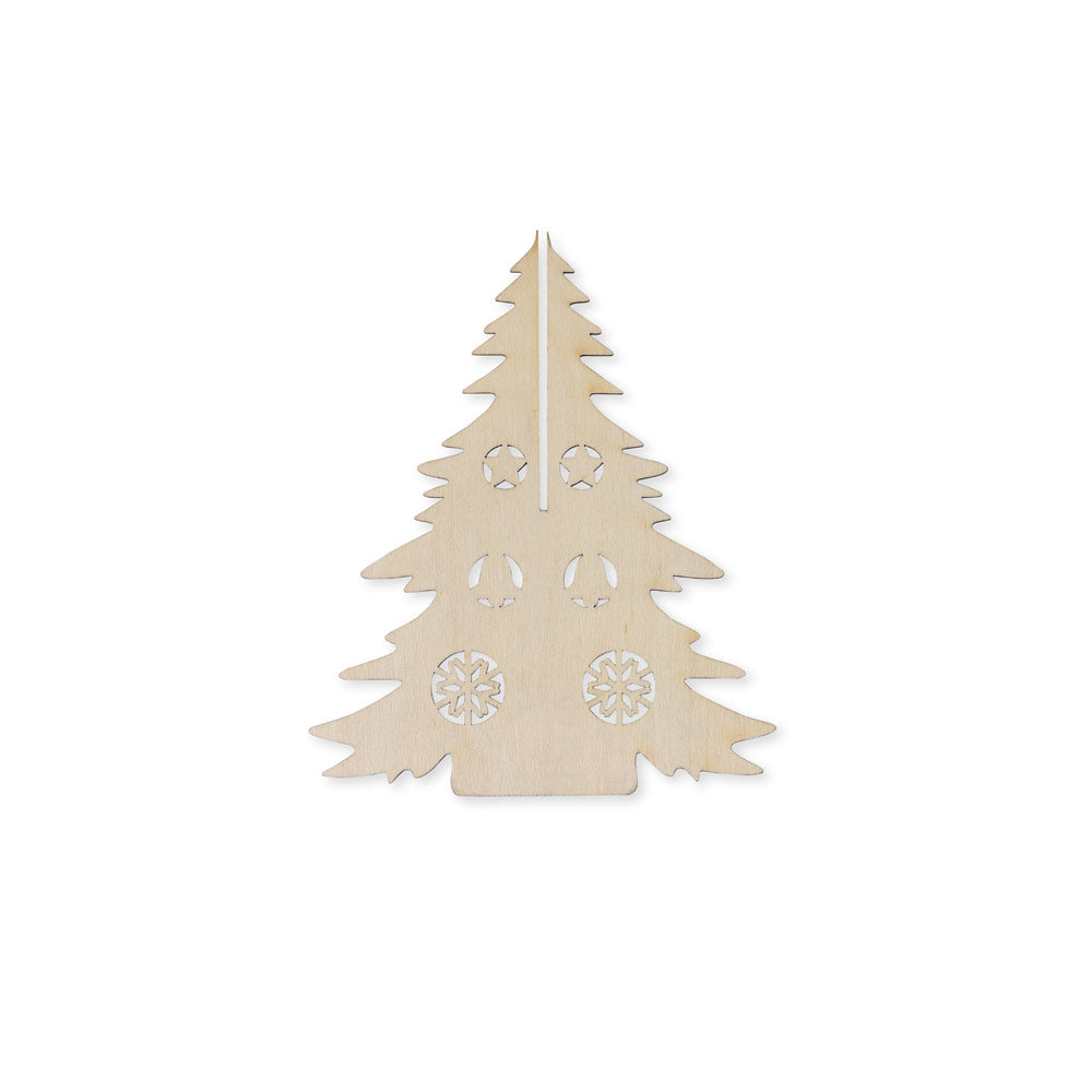 PINERY. Árvore de Natal desmontável para colorir em madeira