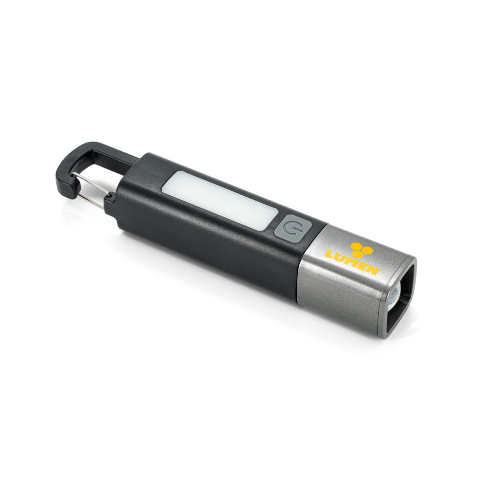WIGGINS. Lanterna em ABS, com luz LED 2 W (53 lúmenes) na parte frontal e luz COB (53 lúmenes) na parte superior