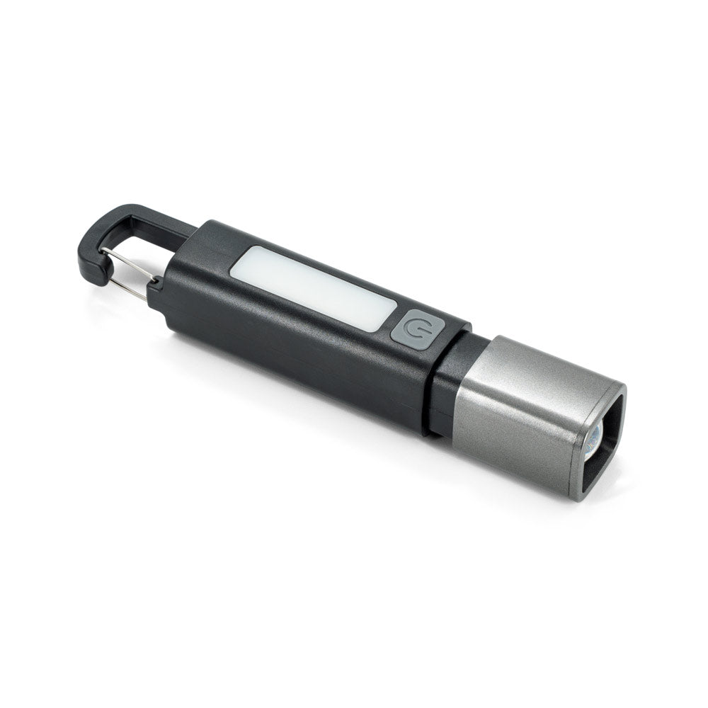 WIGGINS. Lanterna em ABS, com luz LED 2 W (53 lúmenes) na parte frontal e luz COB (53 lúmenes) na parte superior