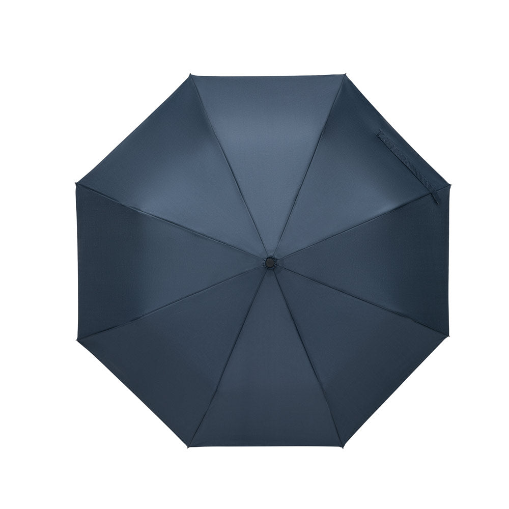 CIMONE. Guarda-chuva em poliéster reciclado (100% rPET) 190T pongee dobrável com abertura automática