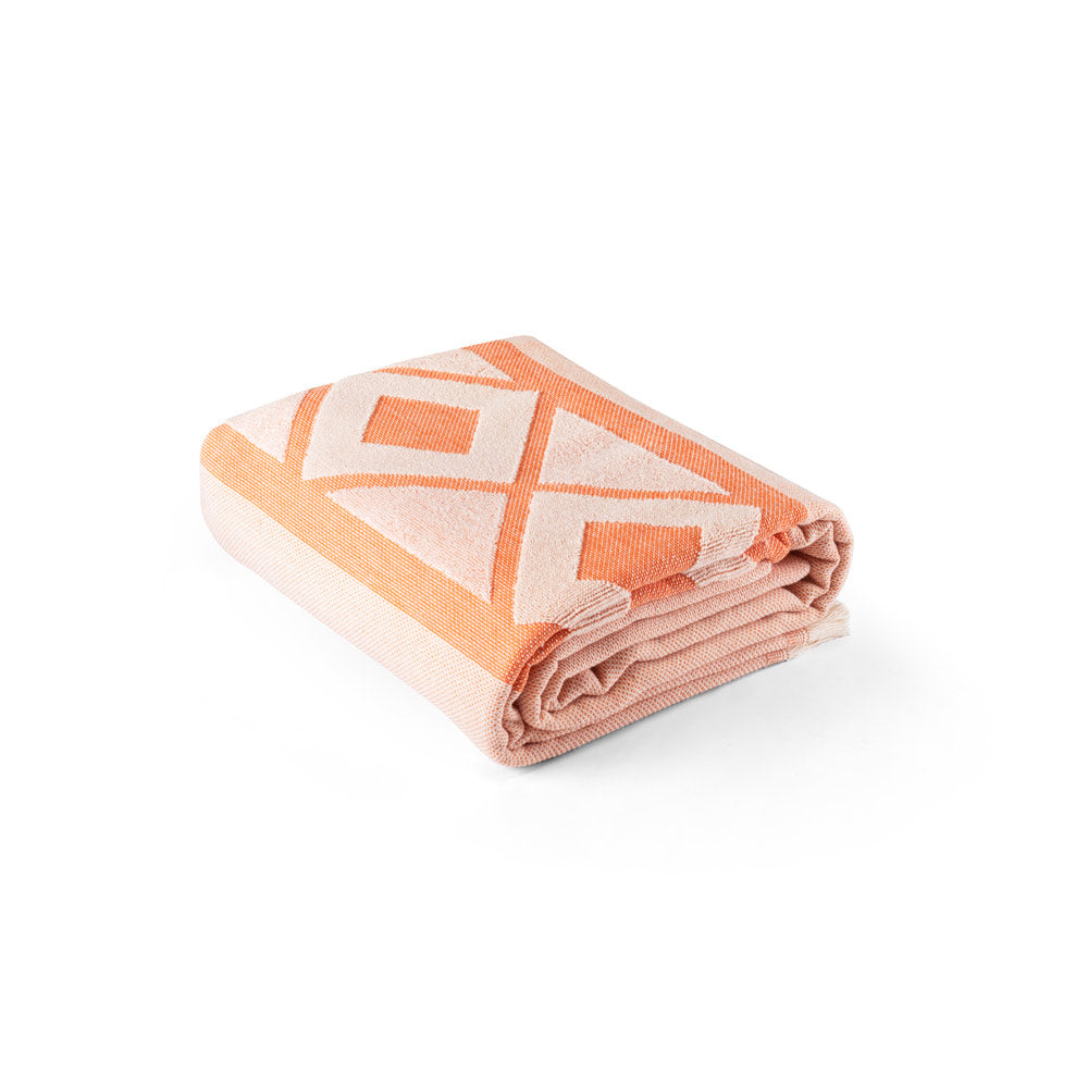 MALEK. Toalha multifunções (350 g/m²) em algodão (85%) e algodão reciclado (15%)