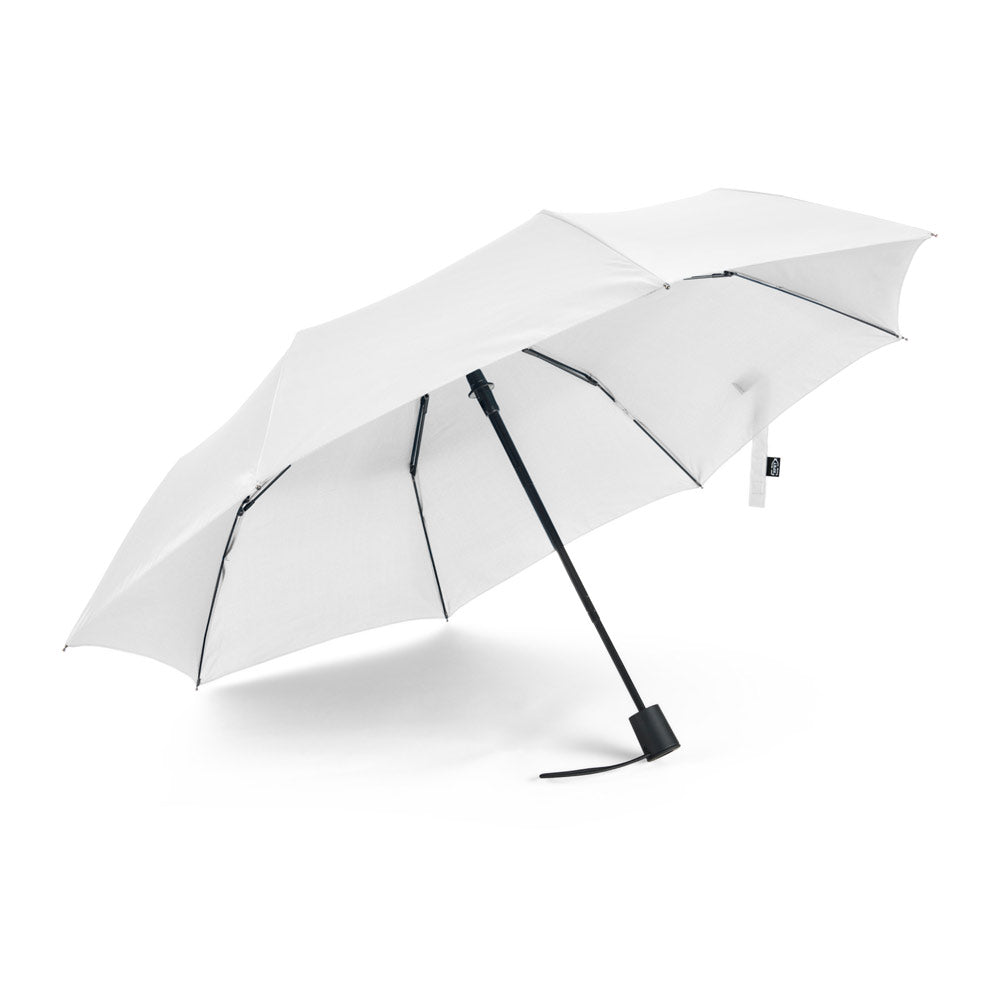 SKYLAR. Guarda-Chuva 2 em 1 com saco de compras em poliéster reciclado incluído