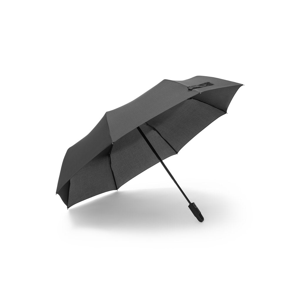 GUSTAVO. Guarda-chuva em poliéster reciclado (100% rPET) 190T pongee com abertura e fecho automático