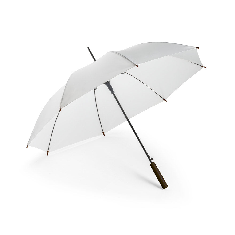 APOLO. Guarda-chuva em poliéster reciclado (100% rPET) pongee com abertura automática