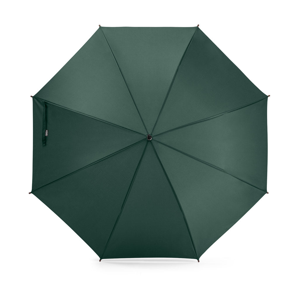 APOLO. Guarda-chuva em poliéster reciclado (100% rPET) pongee com abertura automática