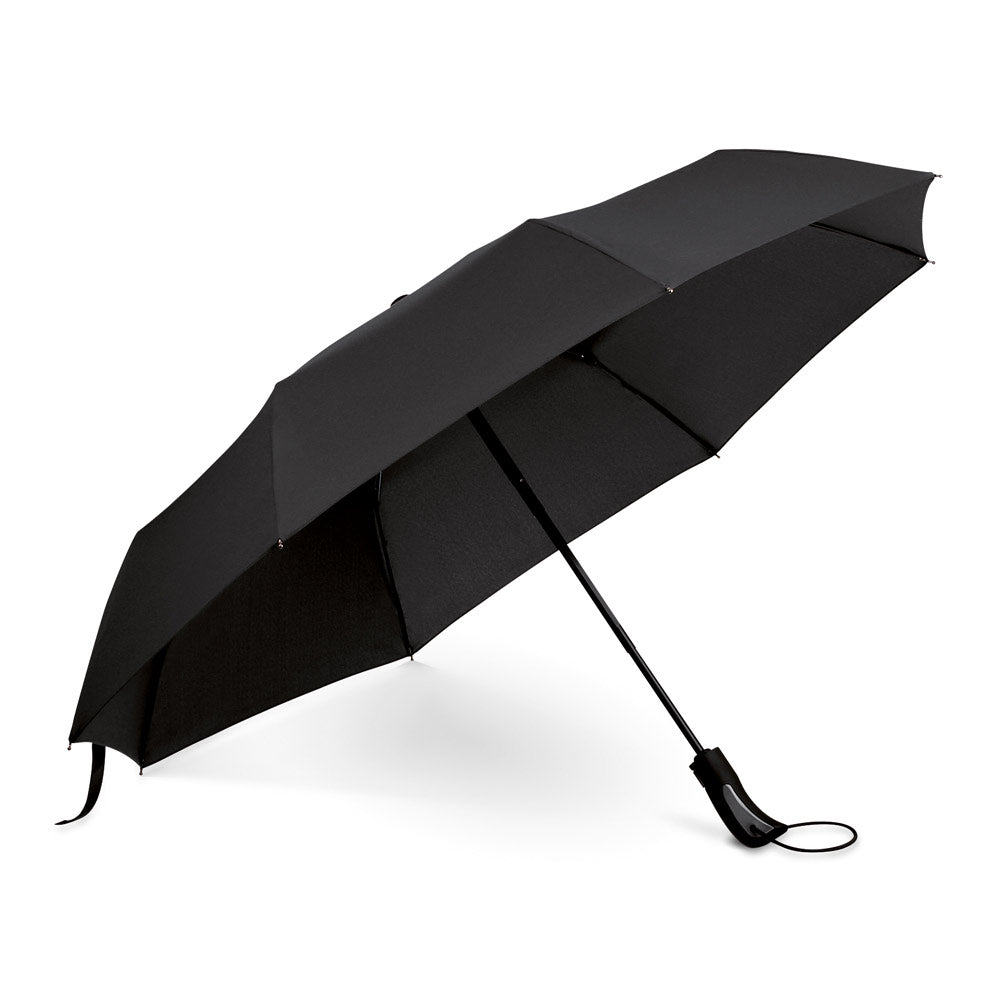 CAMPANELA. Guarda-chuva dobrável em pongee 190T com abertura e fecho automáticos