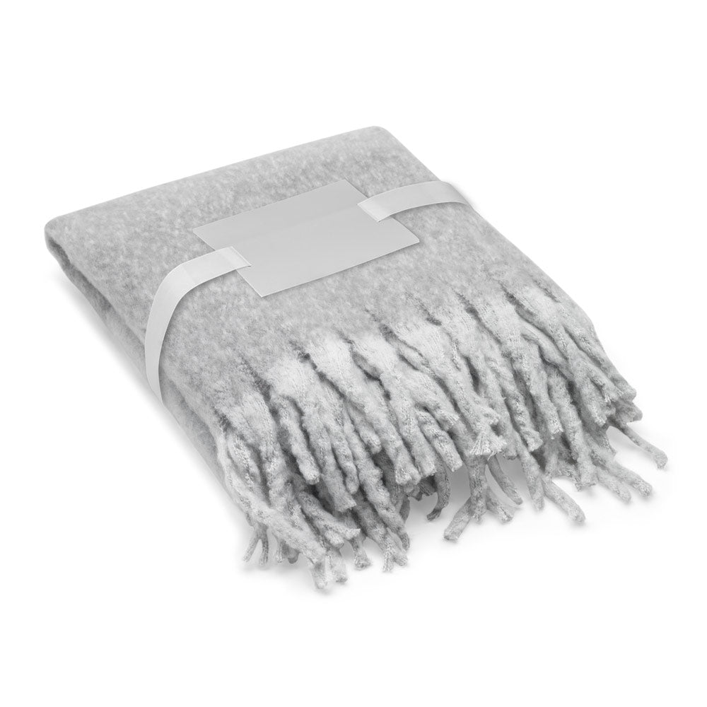COMFY. Manta em poliéster reciclado (100% rPET)(300 g/m²), com uma sensação de toque "mohair"