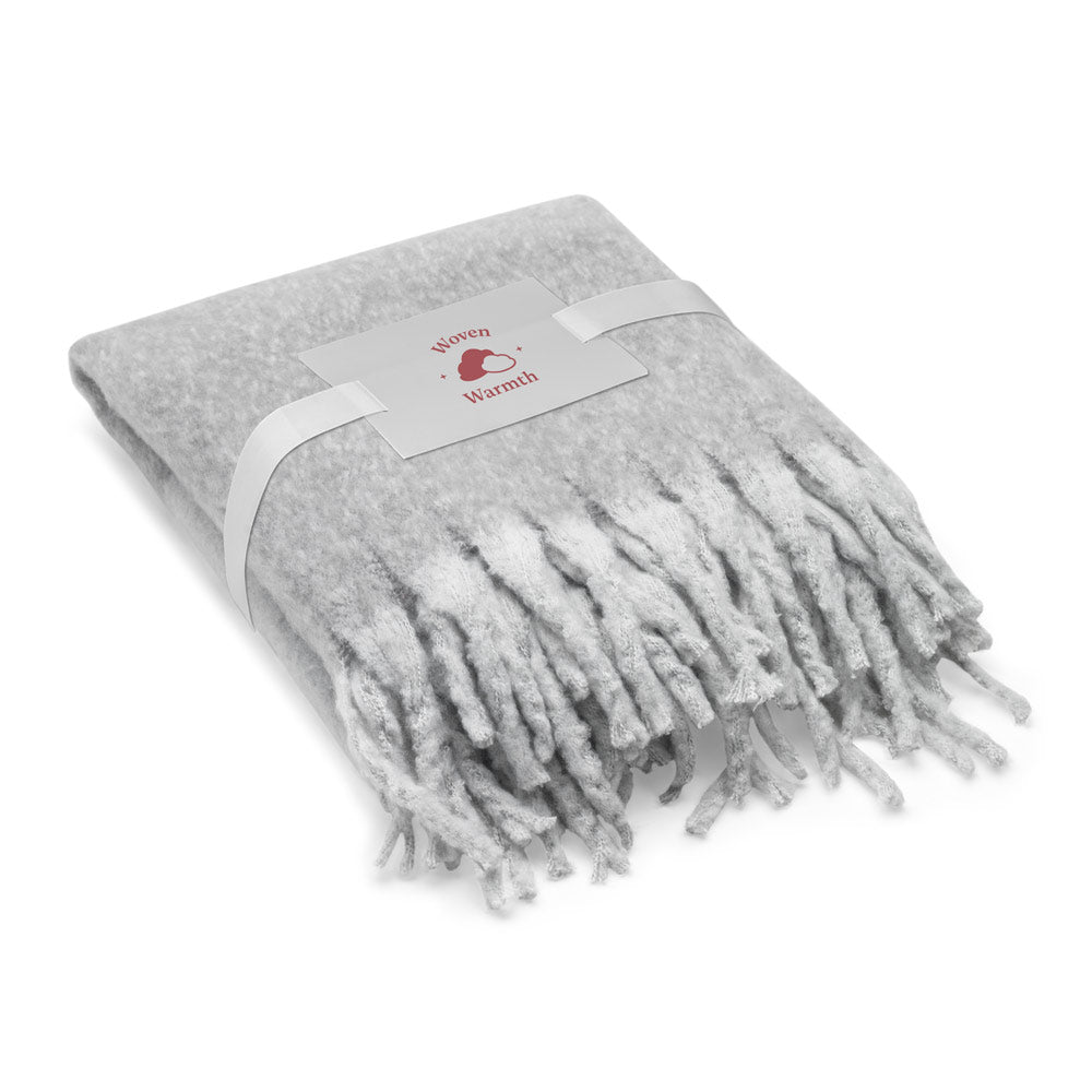 COMFY. Manta em poliéster reciclado (100% rPET)(300 g/m²), com uma sensação de toque "mohair"