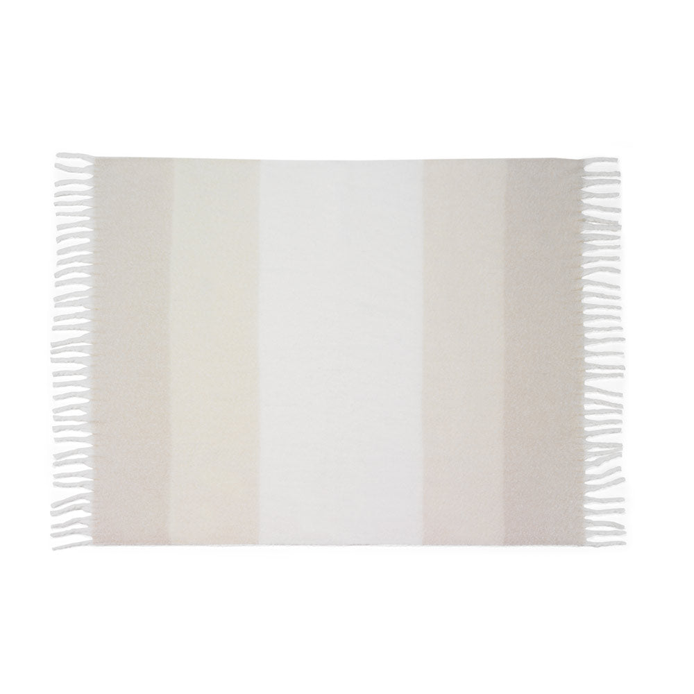 COMFY. Manta em poliéster reciclado (100% rPET)(300 g/m²), com uma sensação de toque "mohair"