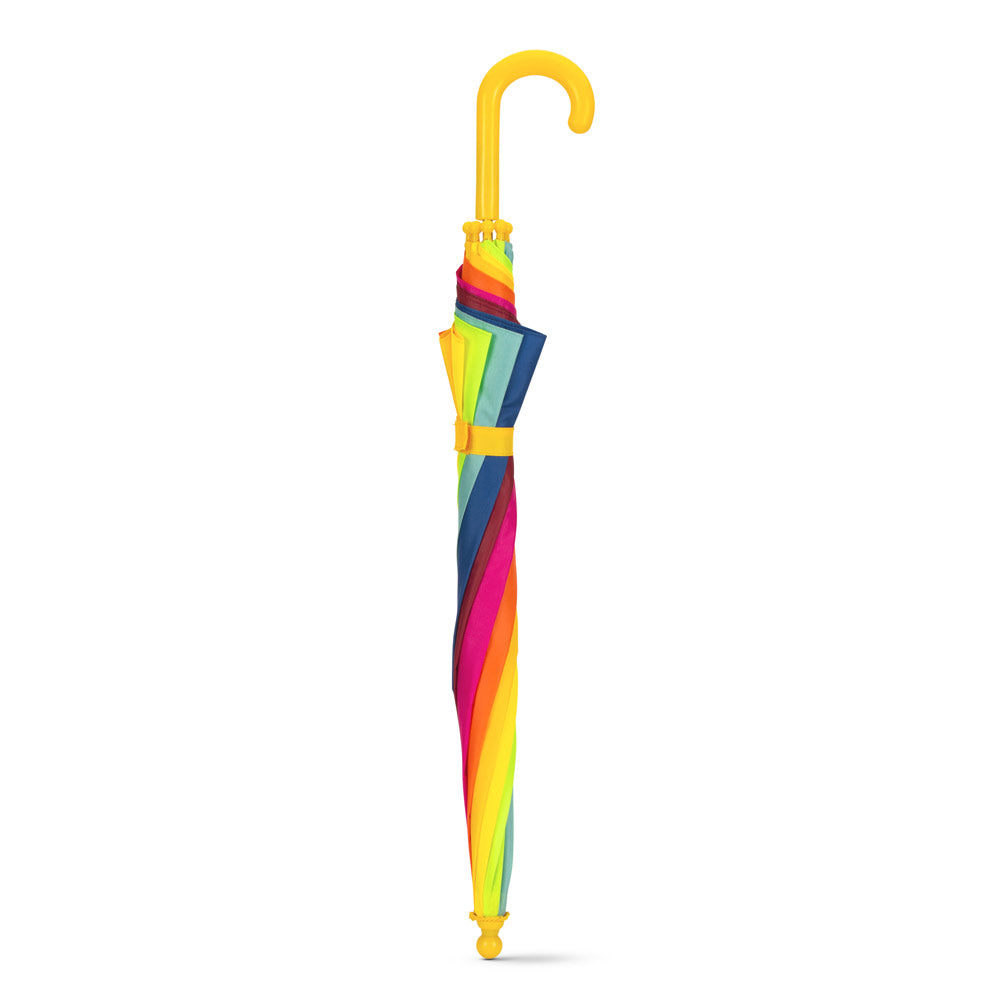 OLIVIA. Guarda-chuva colorido para criança de 19" em poliéster 190T