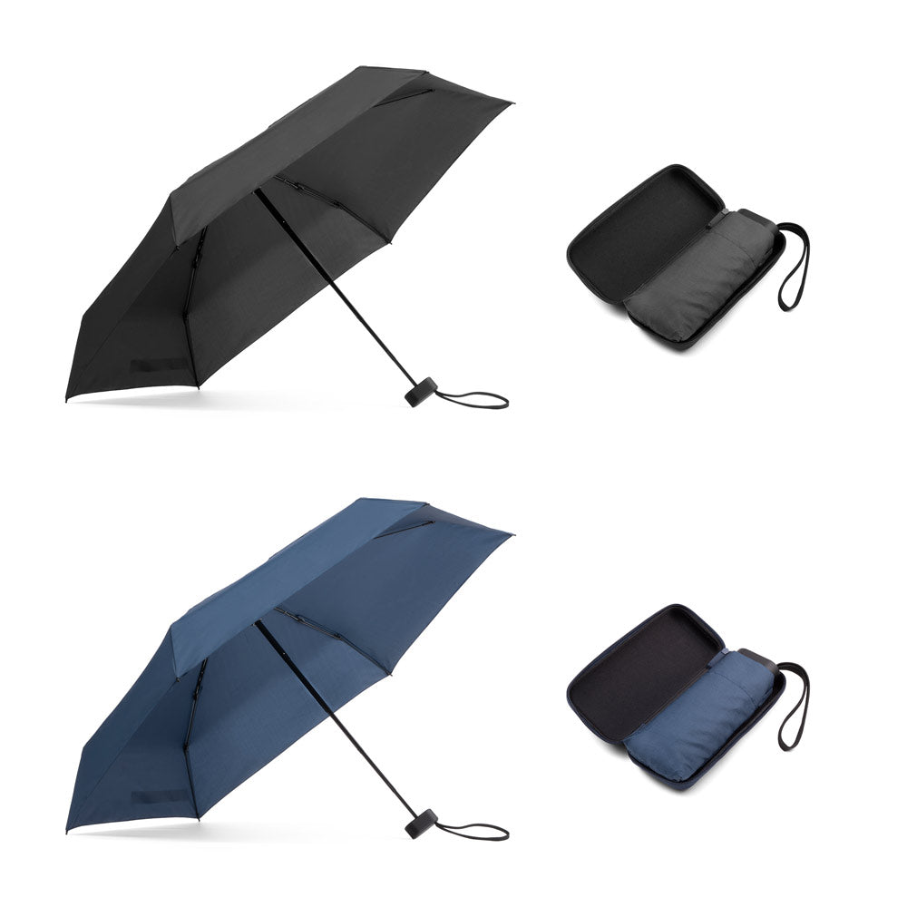 EMMA. Mini guarda-chuva compacto de 19” em pongee 190T