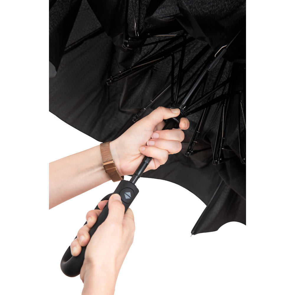 CAMILLE. Guarda-chuva de grande dimensão (27") em pongee 190T