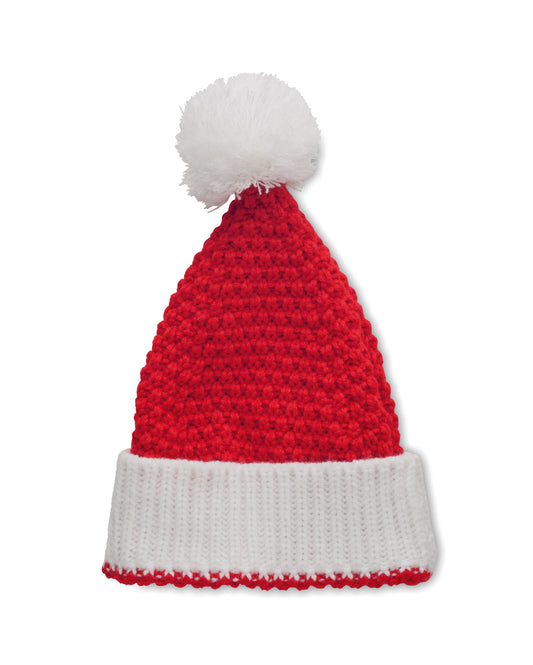 Gorro De Natal Em Malha