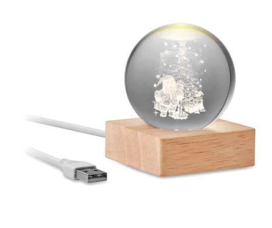 Bola De Vidro Led De Natal