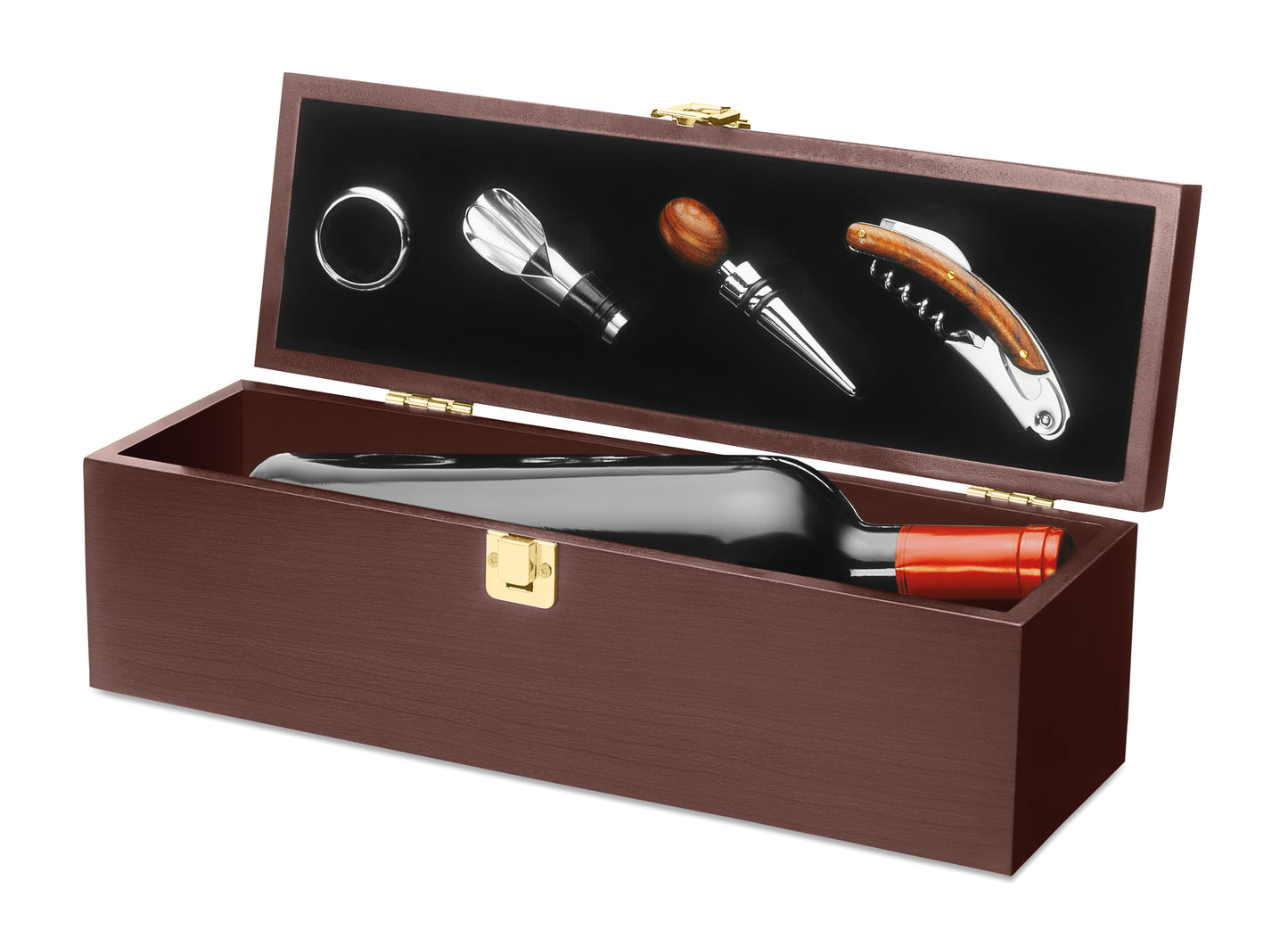 Caixa Para Vinho C/ Utensílios