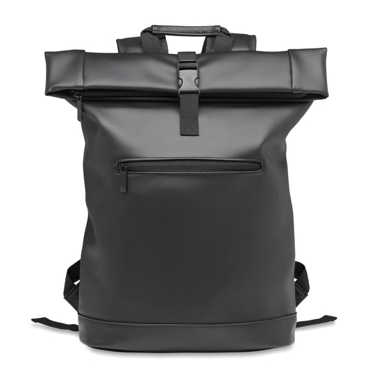 Mochila Rolltop Pu Para Computa