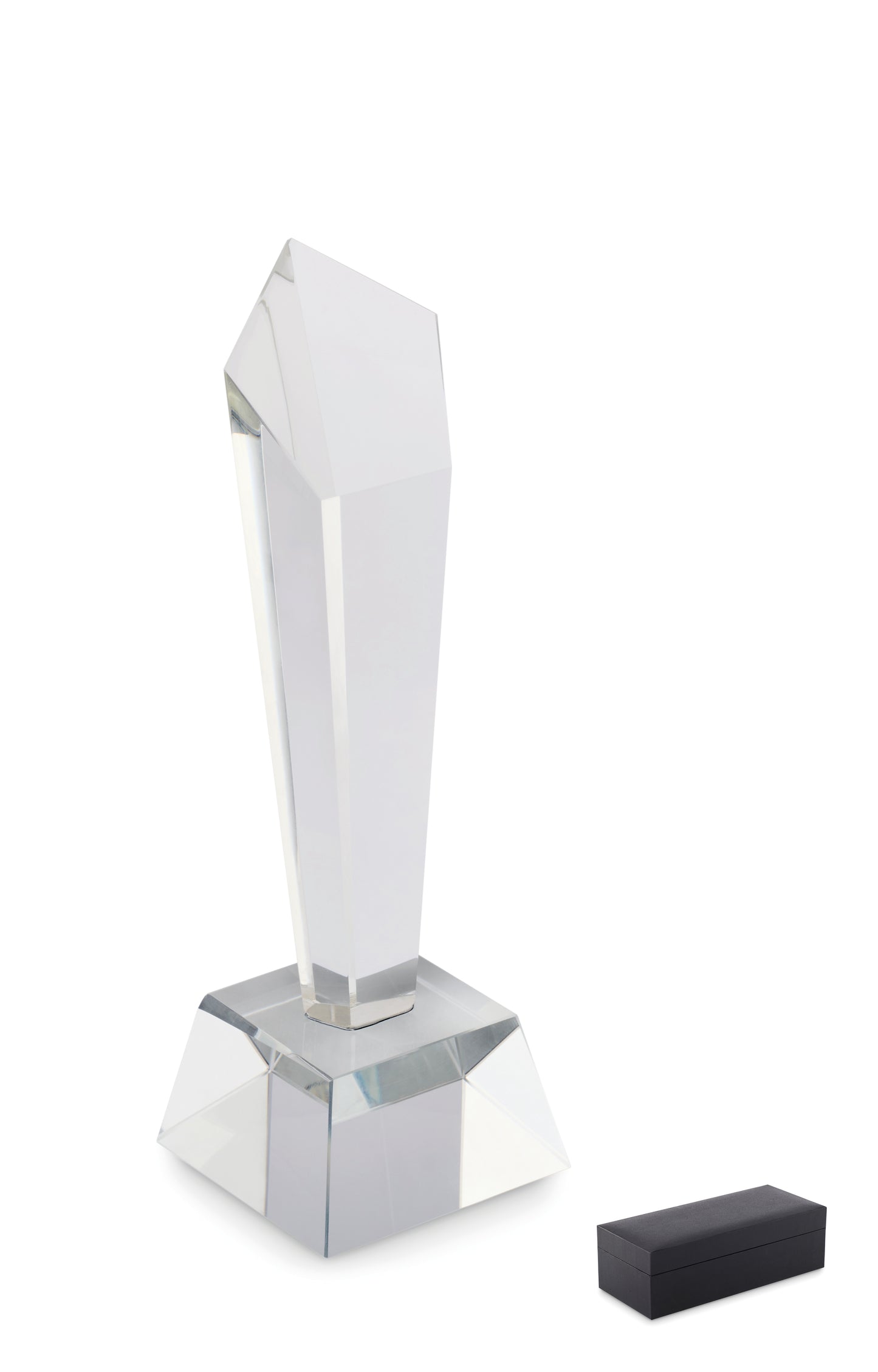 Troféu De Cristal Em Caixa