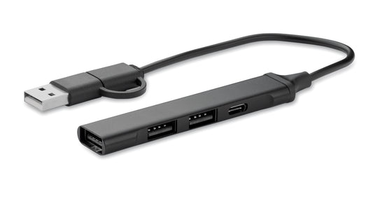 Hub 4 Portas Usb 19 Cm