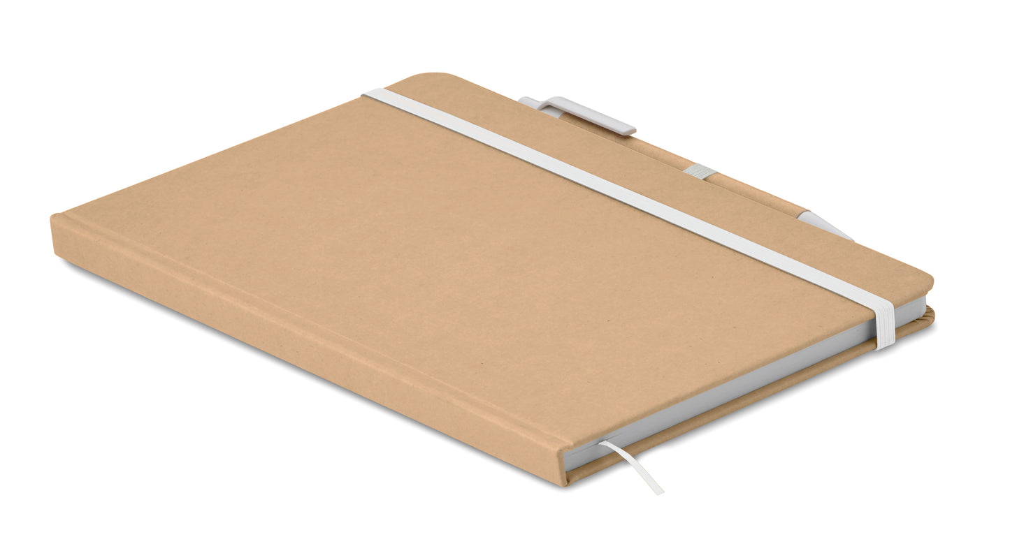 Caderno A5 Em Cartão Reciclado