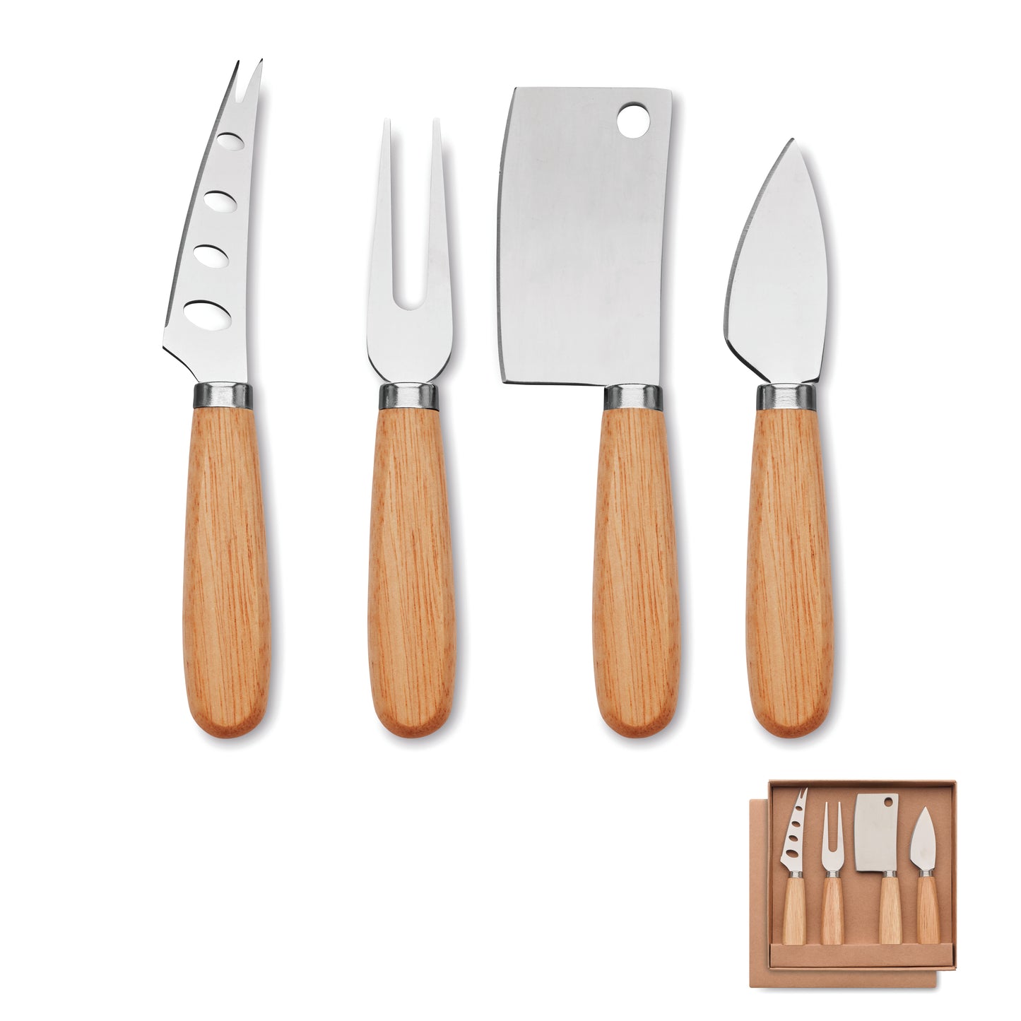 Conjunto De 4 Facas Para Queijo