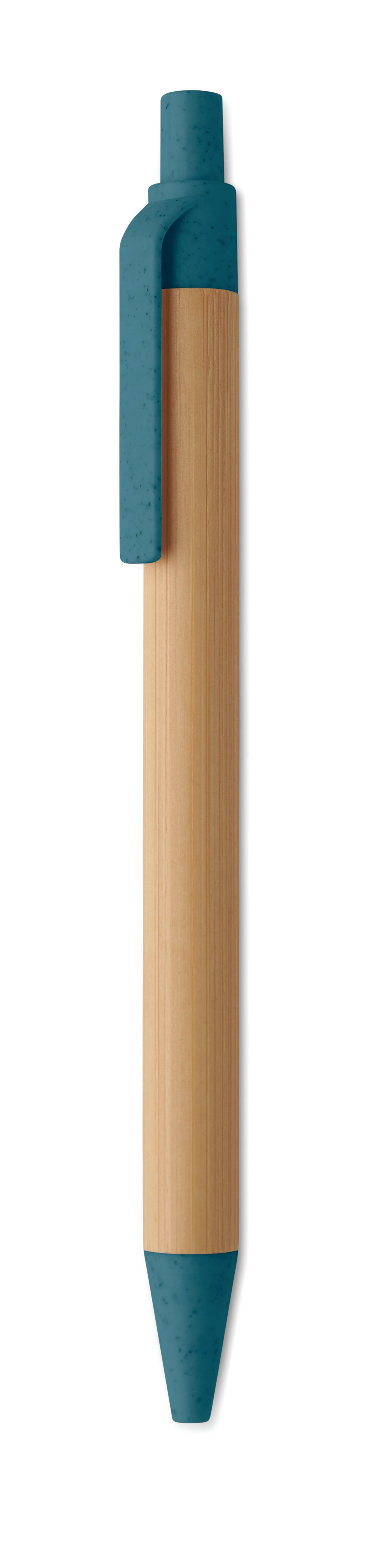 Caneta De Pressão Em Bambu
