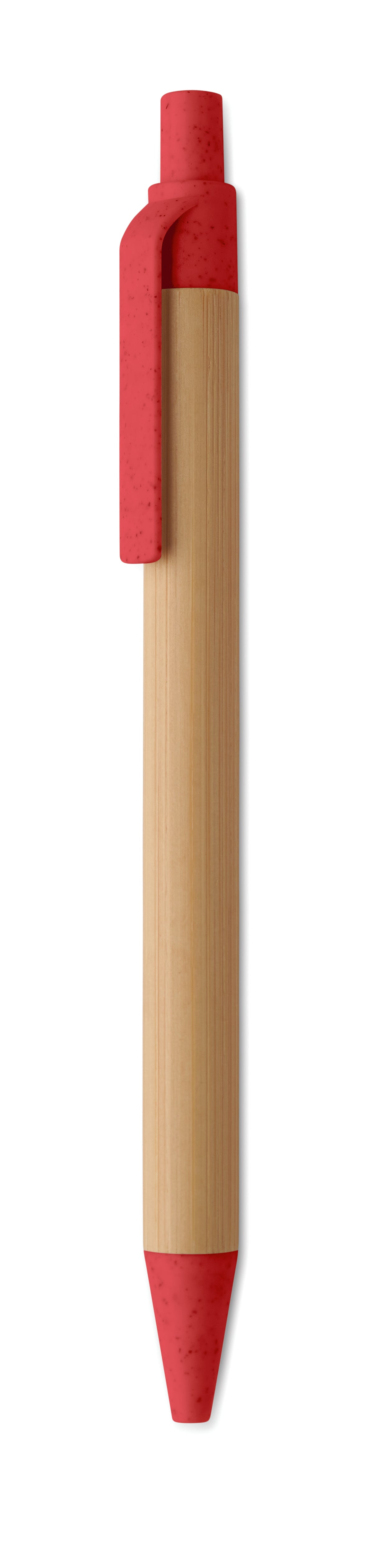 Caneta De Pressão Em Bambu