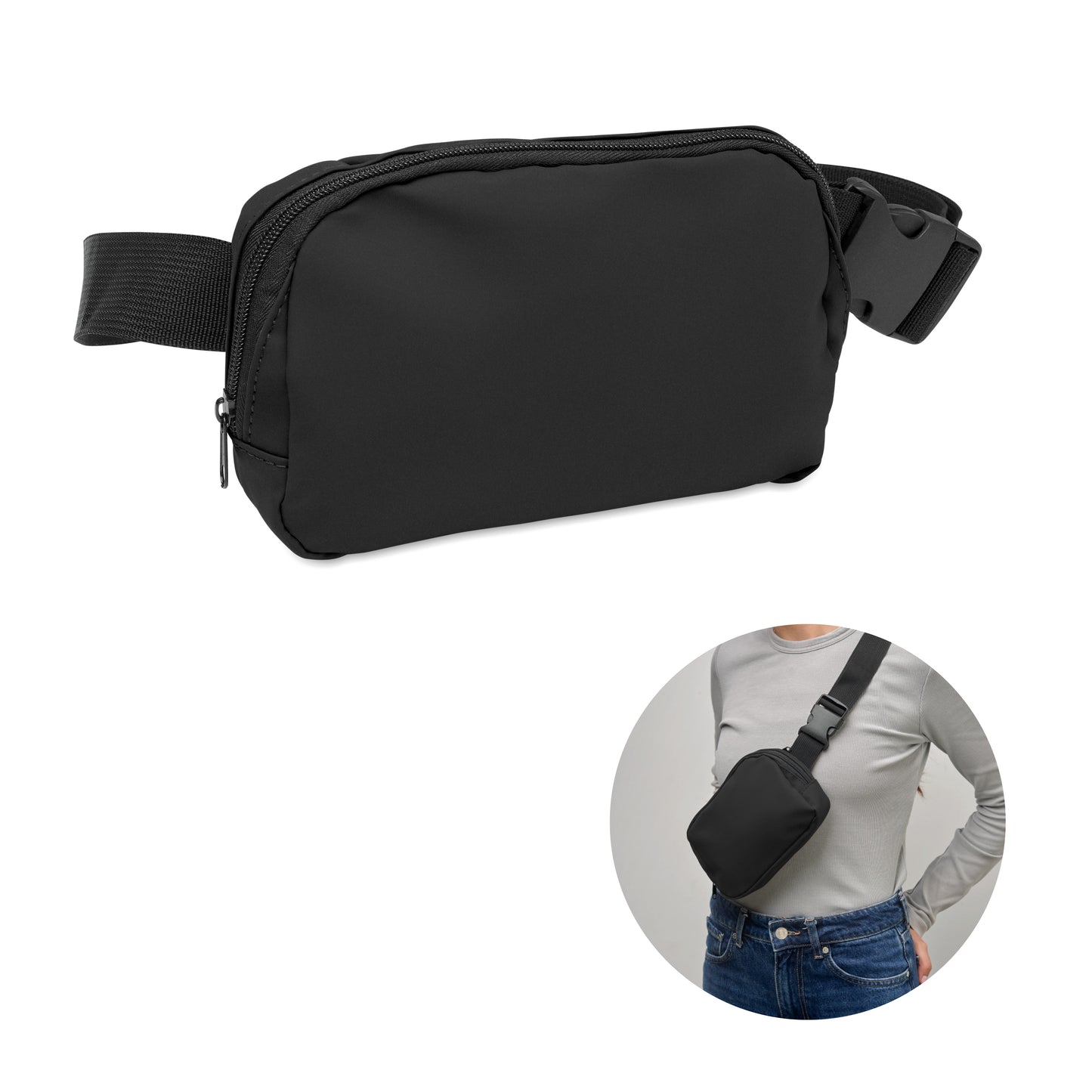 Bolsa De Cintura Em Pol. 210D