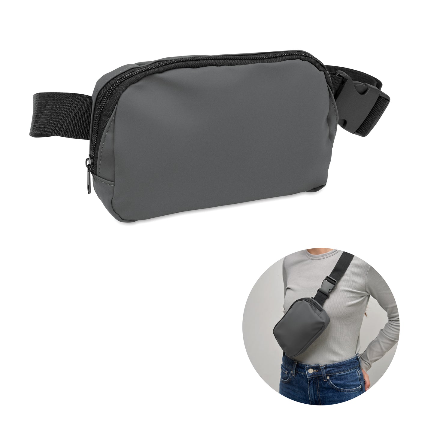 Bolsa De Cintura Em Pol. 210D