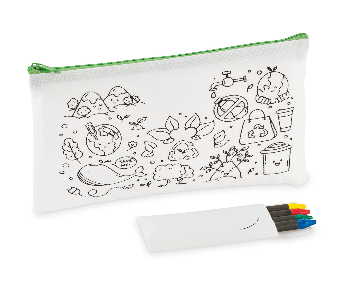 Estojo Infantil Com 4 Lápis