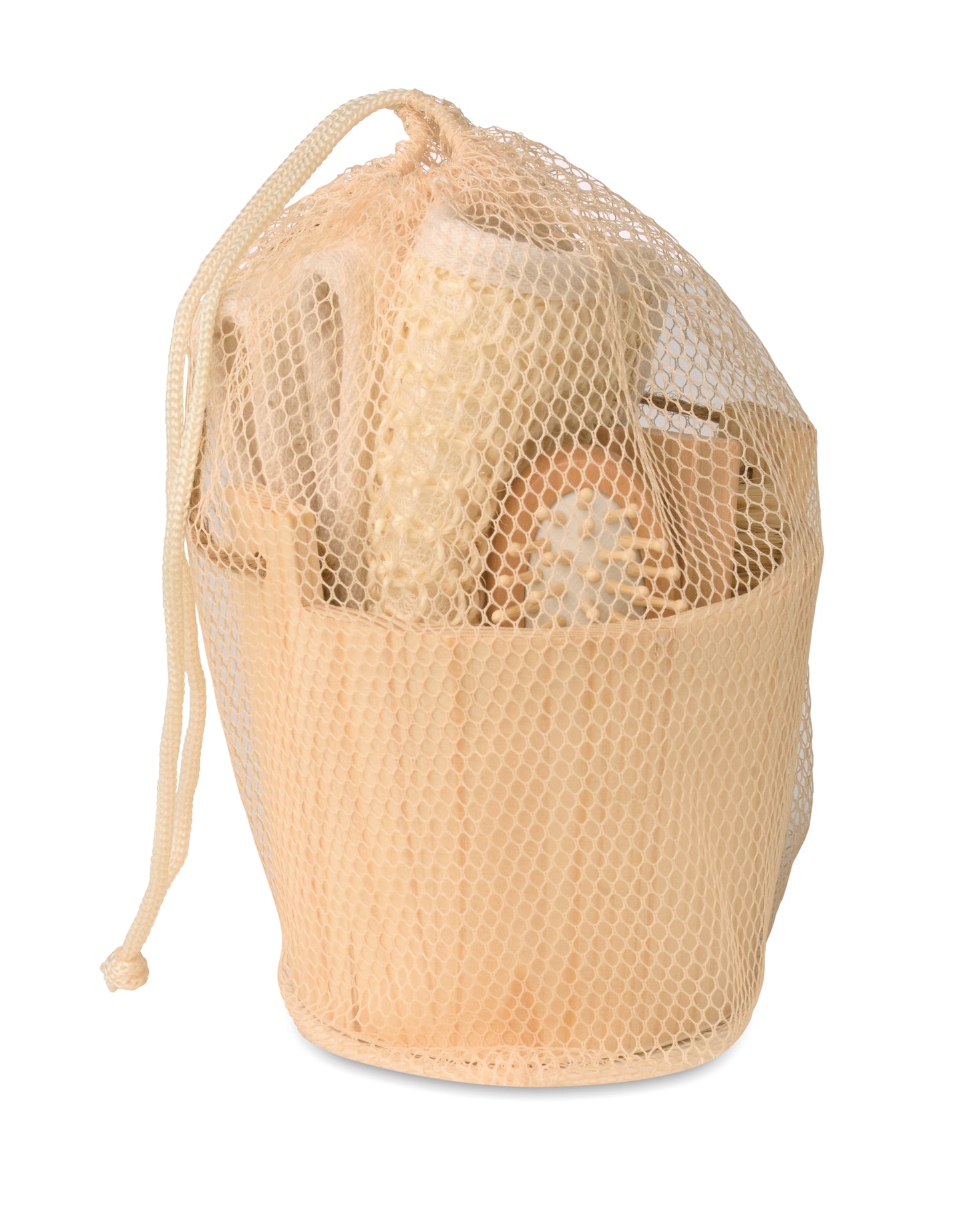Kit Banho Em Balde De Madeira