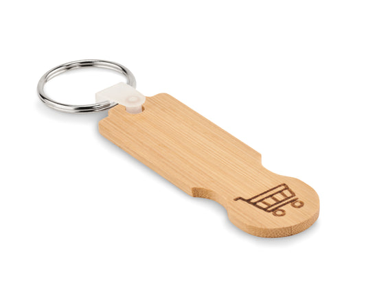 Porta-Chaves Bambu Ficha Euro