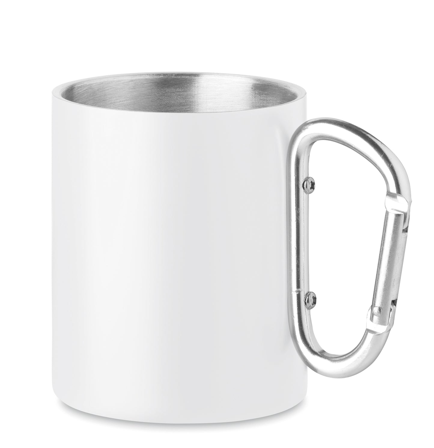 Caneca De Metal E Mosquetão