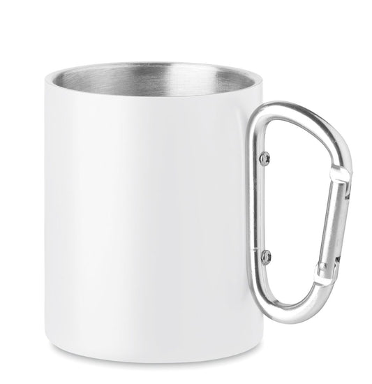 Caneca De Metal E Mosquetão
