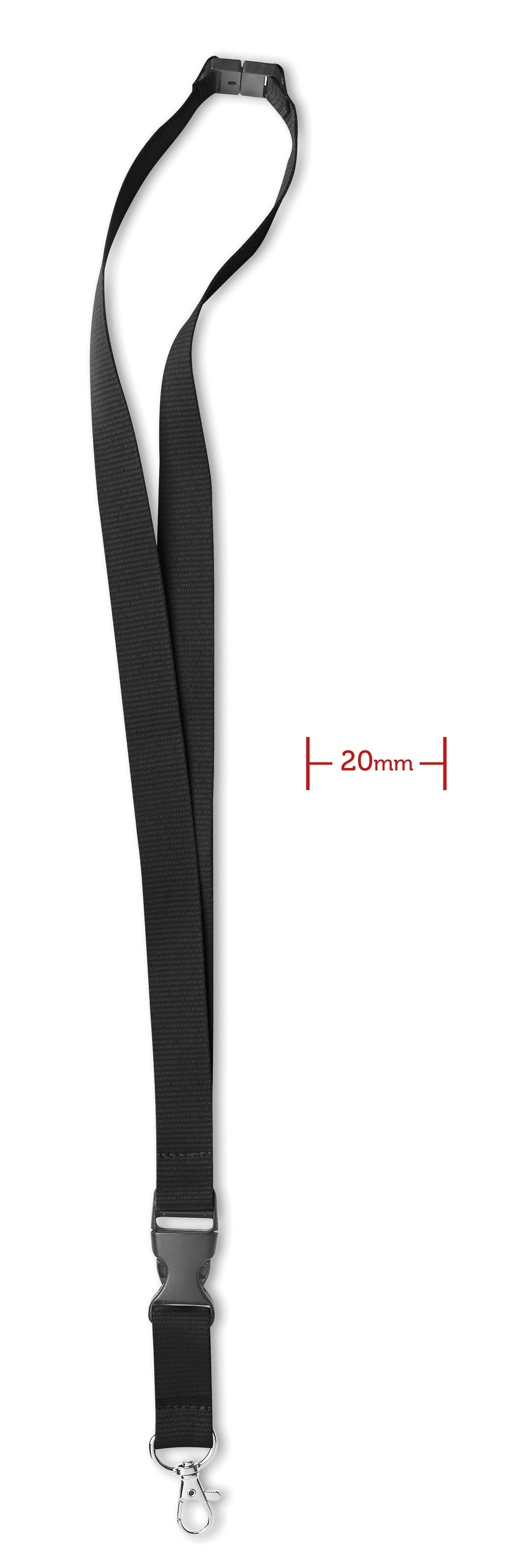 Lanyard  Gancho De Metal 20 Mm