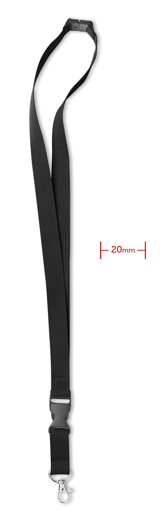 Lanyard  Gancho De Metal 20 Mm