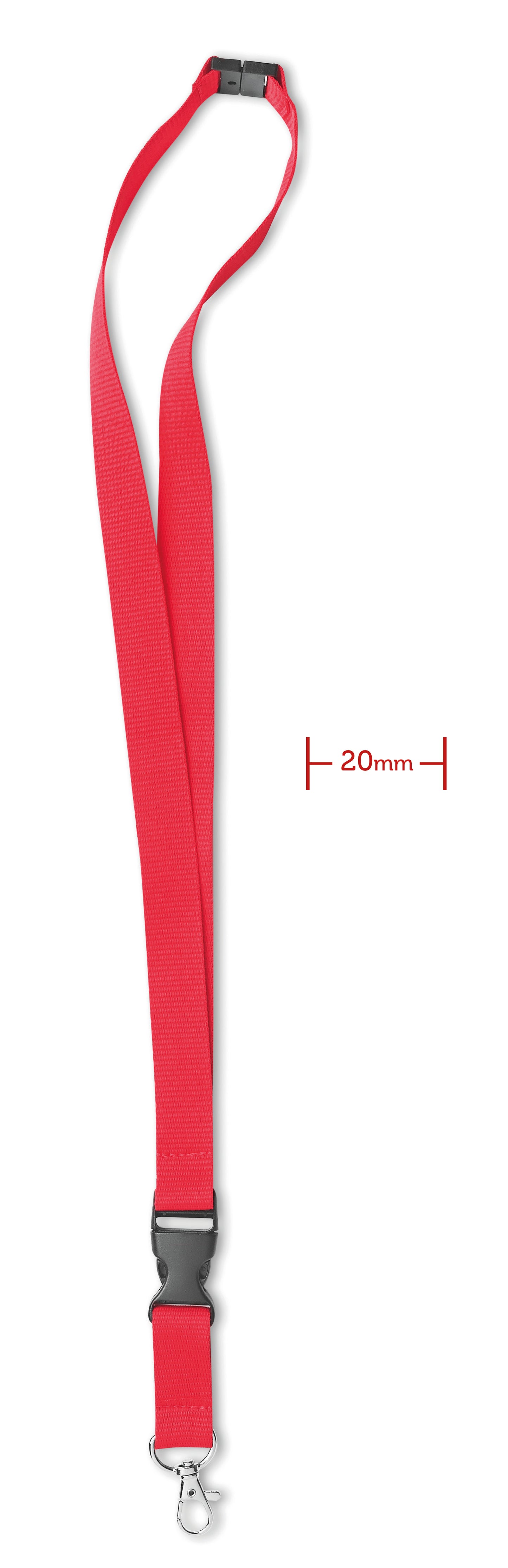 Lanyard  Gancho De Metal 20 Mm