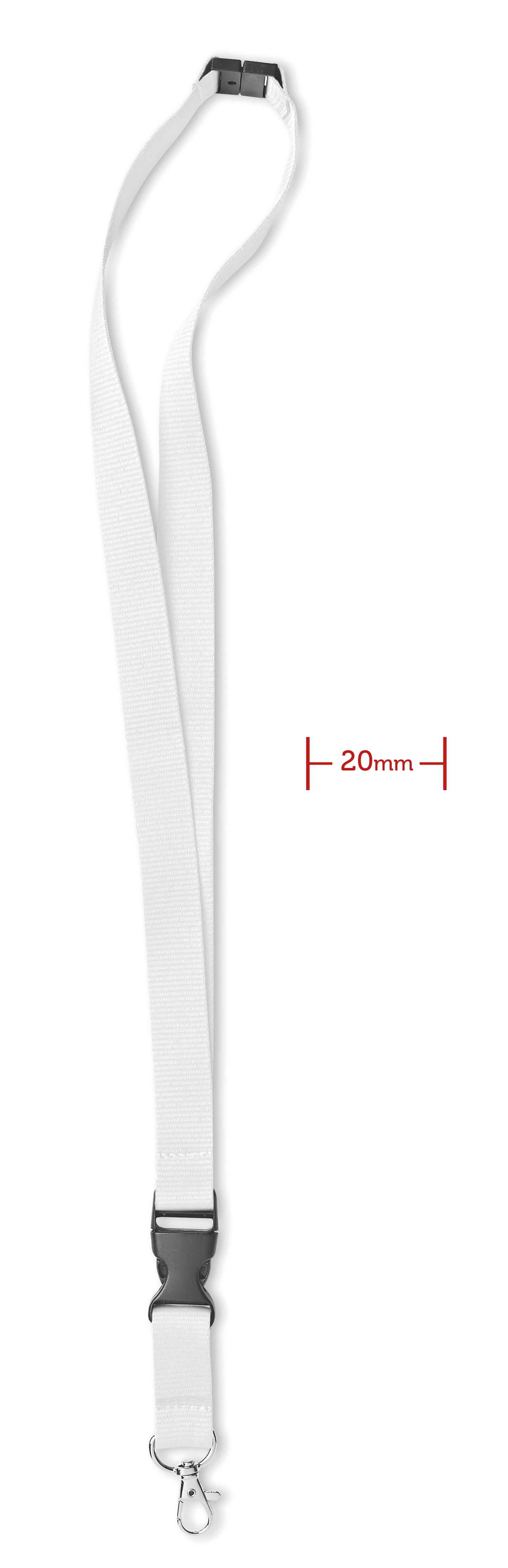 Lanyard  Gancho De Metal 20 Mm