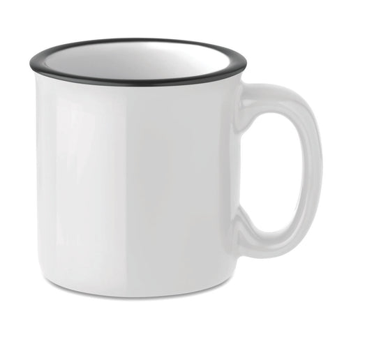 Caneca Cerâmica Vintage 240Ml