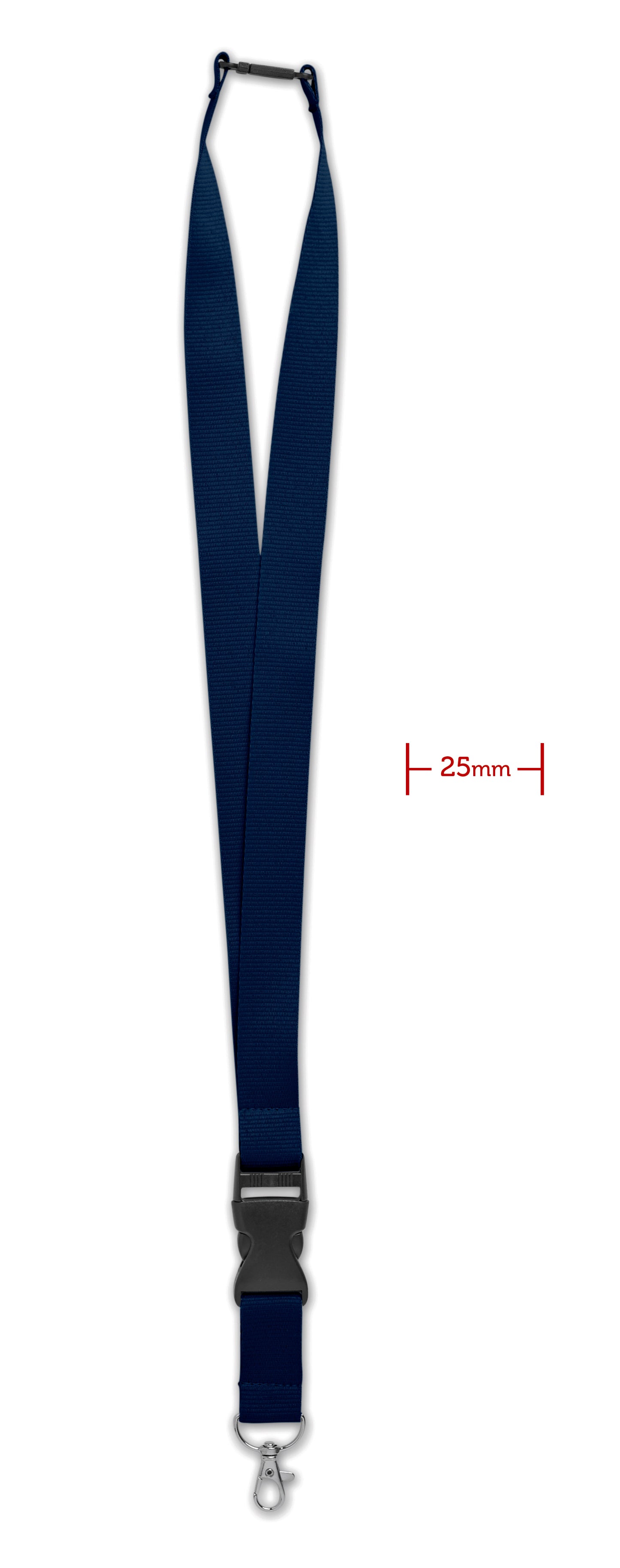 Lanyard 25Mm Gancho De Metal